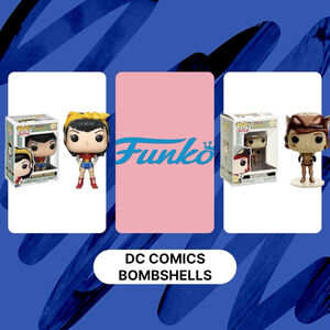 Funko Pop! DC Comics Bombshells Wonder Woman #167 & Hawkgirl #223 Figures